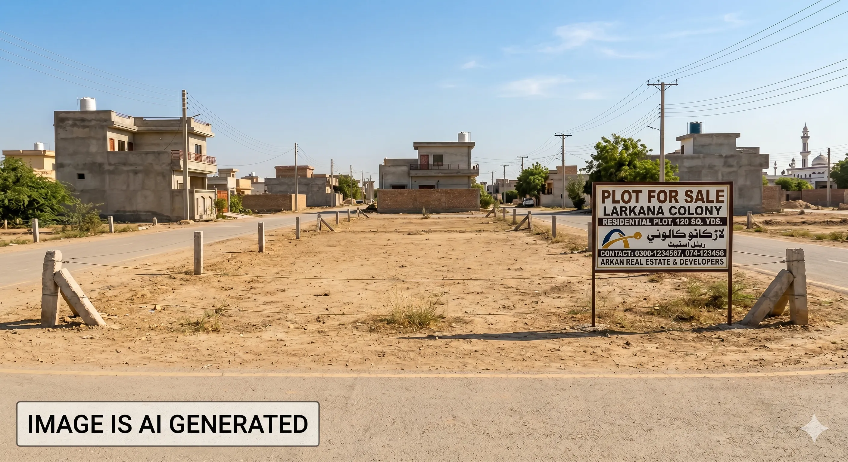 Sachal Colony Corner Plot-Sell